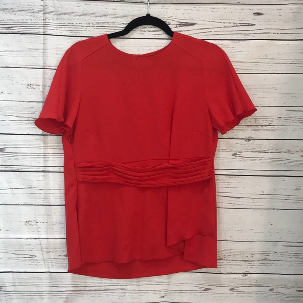 Zara Basics Red Blouse - image 1